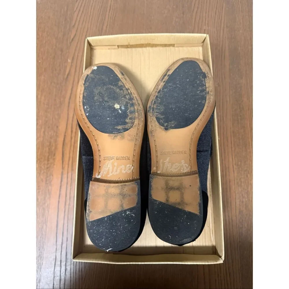 STEVE MADDEN DELRAYY BLACK “VELVET”